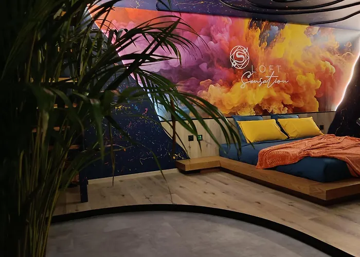 Nyaraló Love Room Avec Jacuzzi Privatif Loft Sensation Romantique Renwez